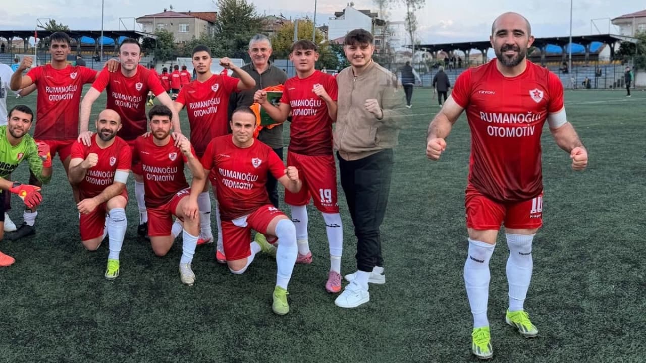Korgan Belediyesporlu Osman Ismak'tan 11 taklalı gol sevinci