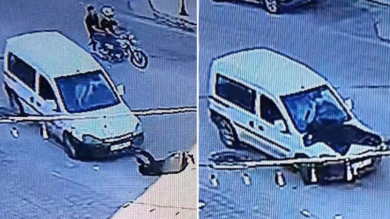 ADANA'DA TRAFİKTE DURDURduğu HAFİF TİCARİ ARACIN DİREKSİYONUNA GEÇEREK ÇALDI