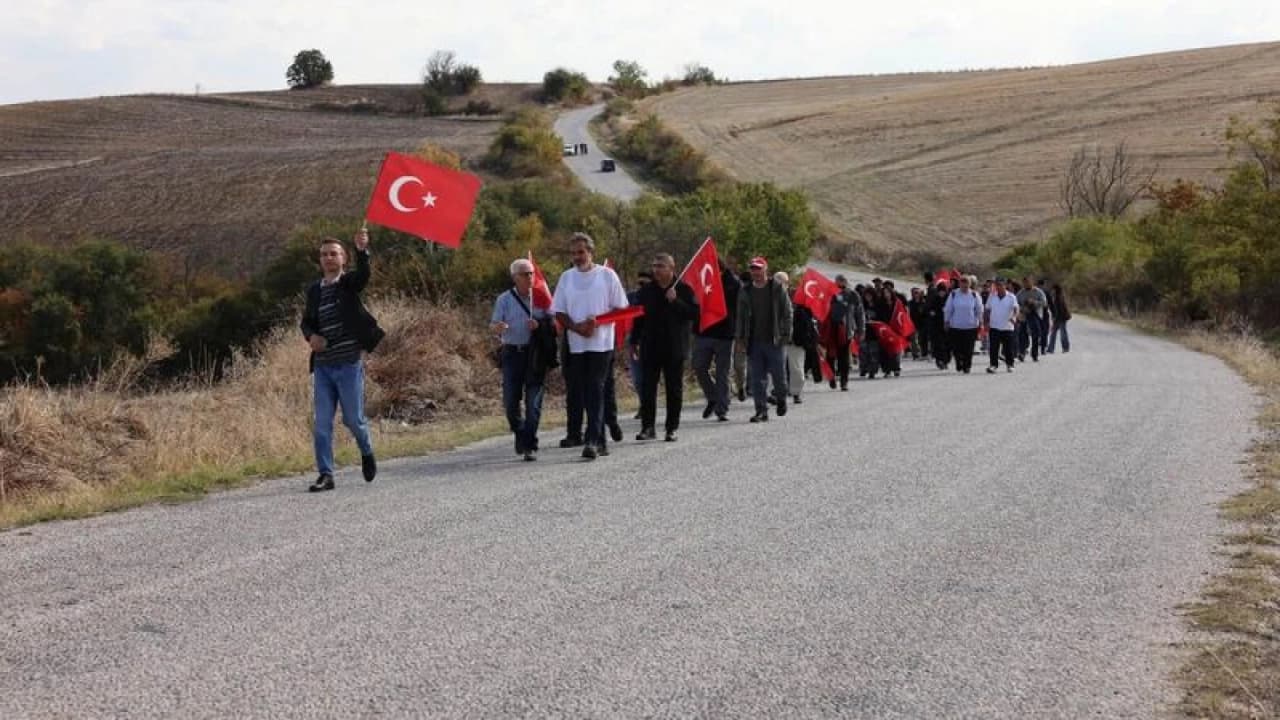 Edirne'de 1364 Sırpsındığı Savaşı için anma yürüyüşü düzenlendi