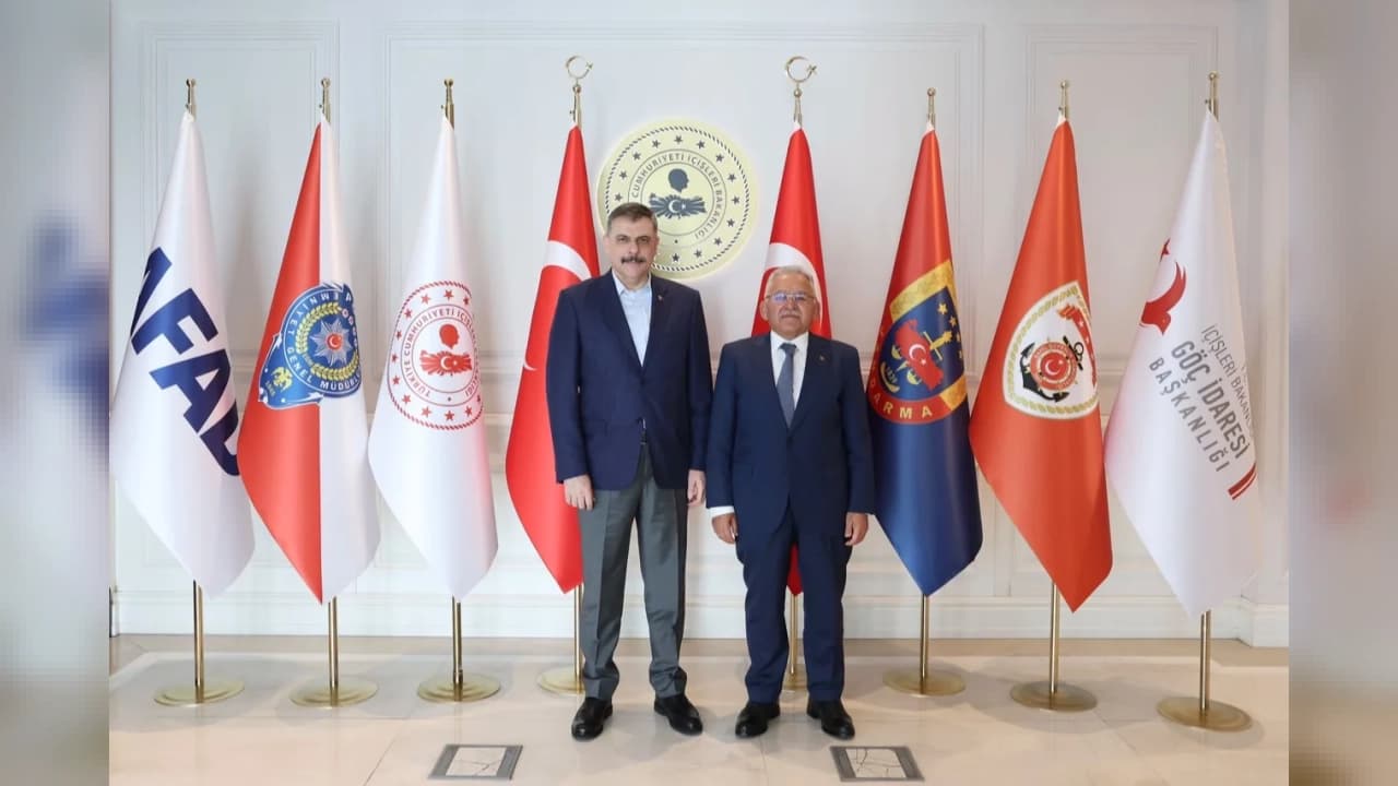Memduh Büyükkılıç'tan Bakan Mustafa Çiftçi'ye Ankara'da ziyaret