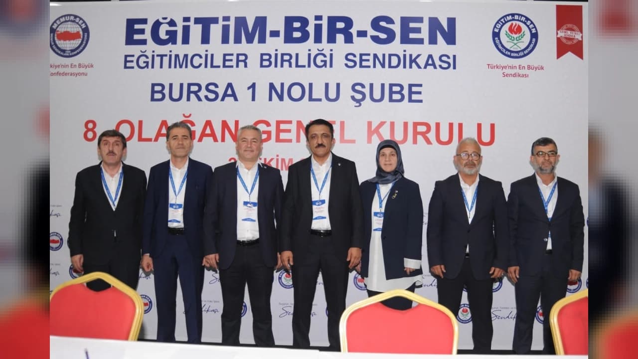 Eğitim-Bir-Sen Bursa 1 Nolu Şubesi'nde Adil Yazıcıoğlu Dönemi