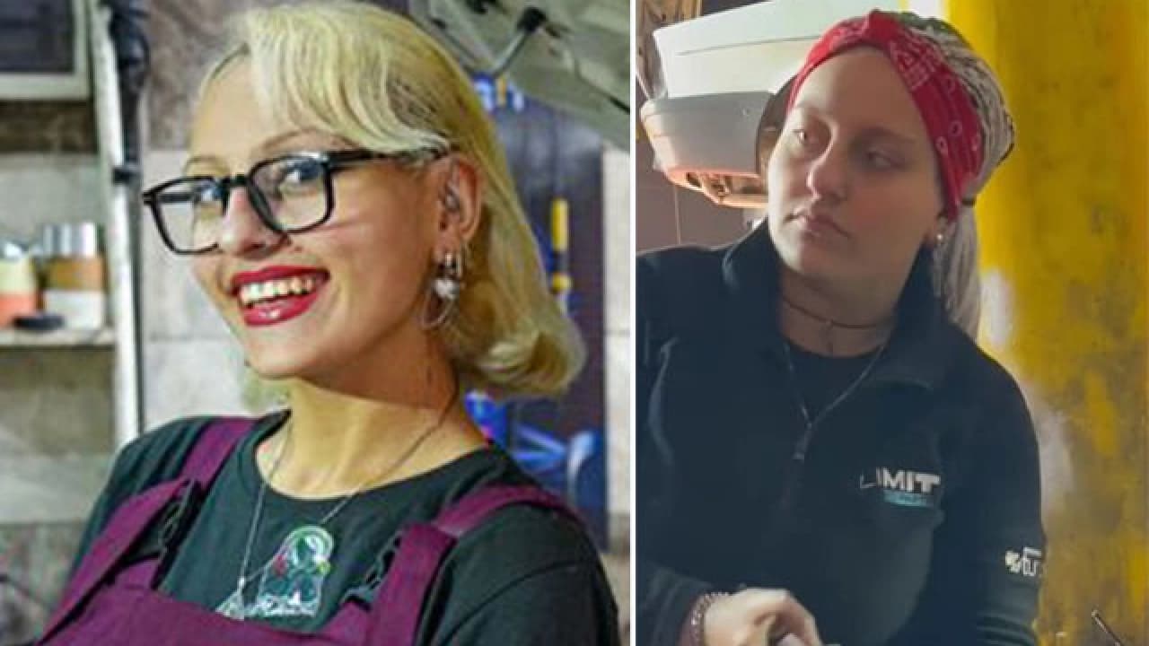 Etimesgut oto sanayisinde çalışan Mia Uyanık bir yılda 50 kilo verdi