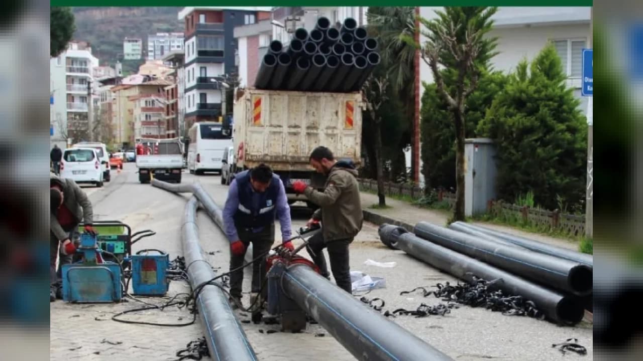 Giresun'da asbestli borular 31 milyonluk yatırımla yenilendi