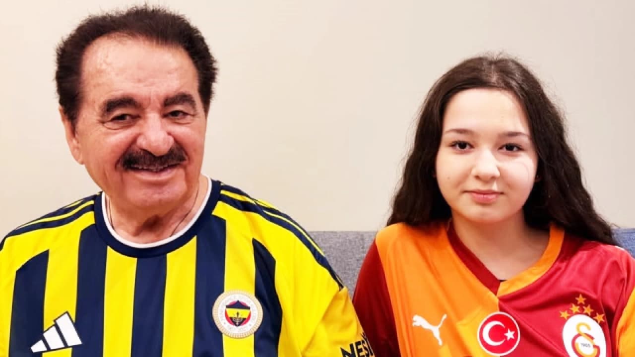 İBRAHIM TATLISES KIZI ELİF ADA İLE GALATASARAY FENERBAHÇE DERBİSİNİ İZLEDİ