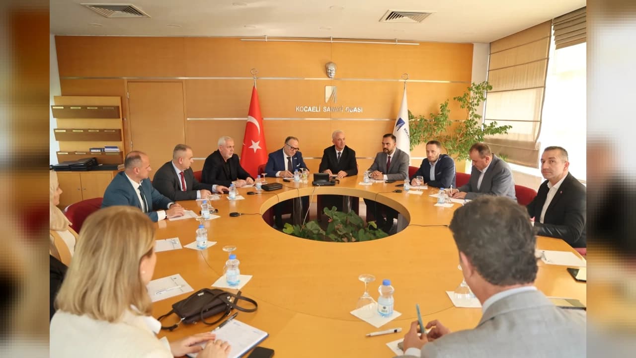 Kosova Dragash Heyeti Kocaeli’de Kurumları Ziyaret Etti