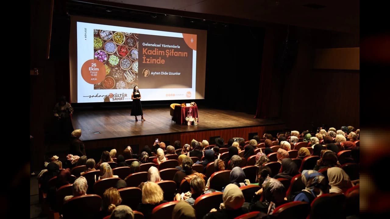 Sakarya'da kadim şifa ve bütüncül sağlık söyleşisi düzenlendi