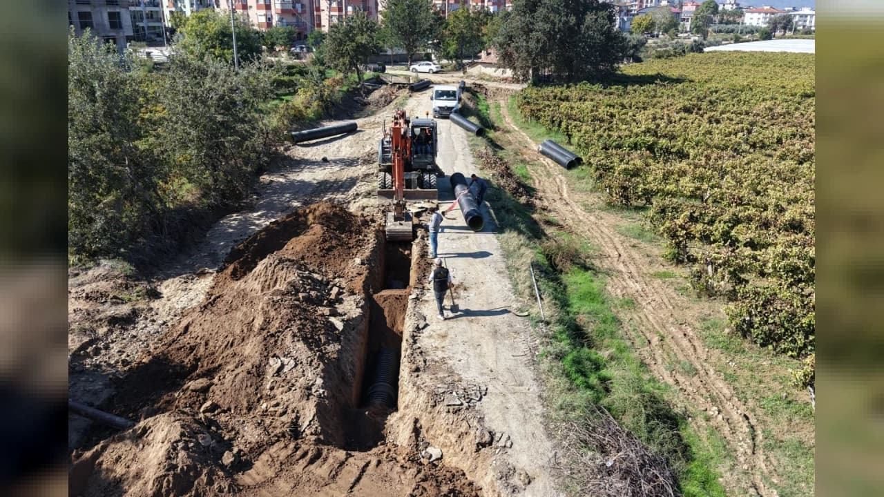 Sarıgöl'ün Ayan Mahallesi'nde su baskını sorunu çözüldü