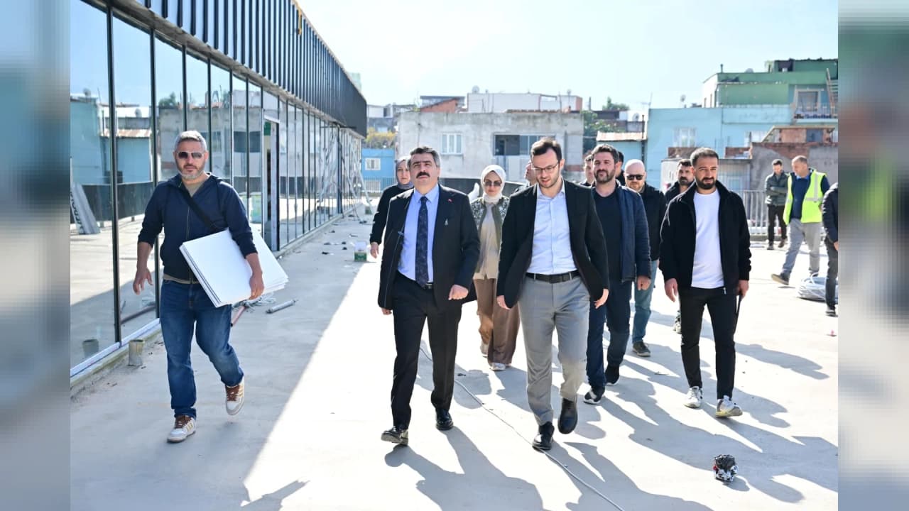 Yıldırım'da Yavuzselim Kapalı Pazar Alanı inşaatının yüzde 80'i bitti