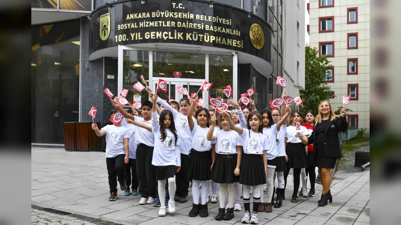ABB, Cumhuriyet Bayramı'nda çocukları kütüphanede ağırladı