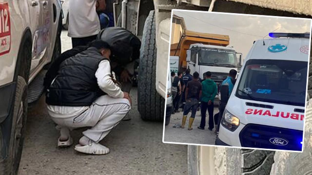 Hatay'da hafriyat kamyonu çarpan motosiklet sürücüsü öldü