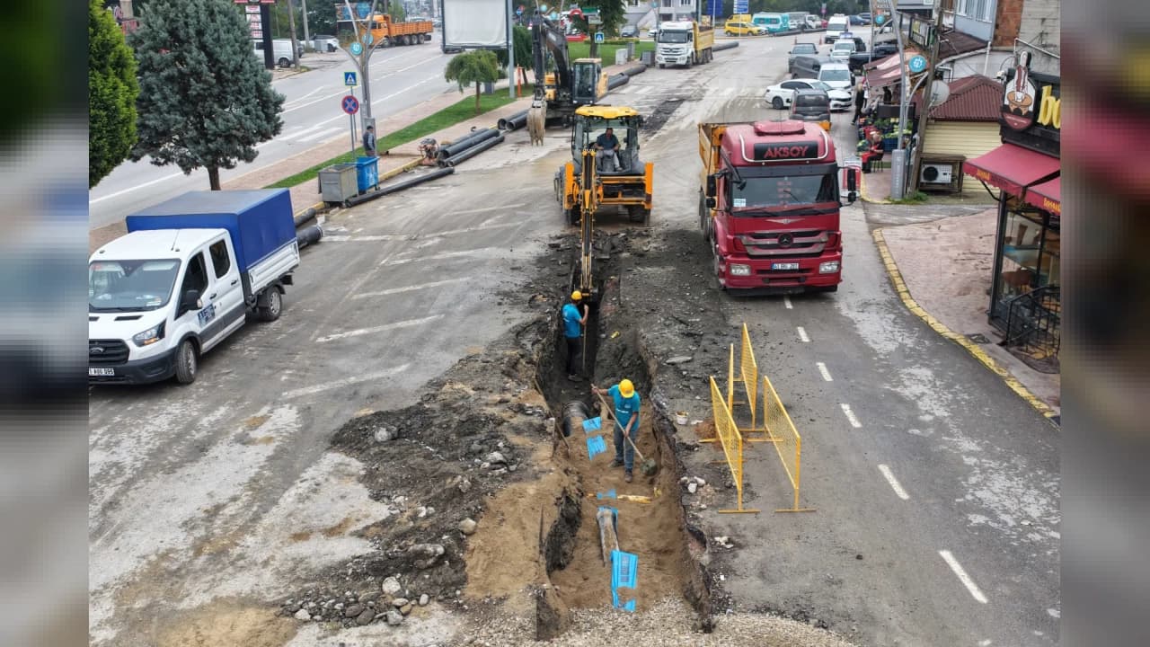 Kocaeli'de içme suyu altyapısı için sondaj ve hat yapılıyor