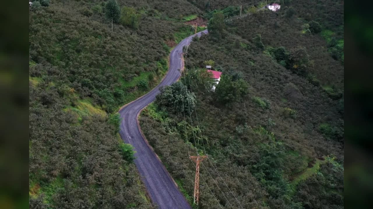 Ordu'da 25 yıllık yol özlemine son