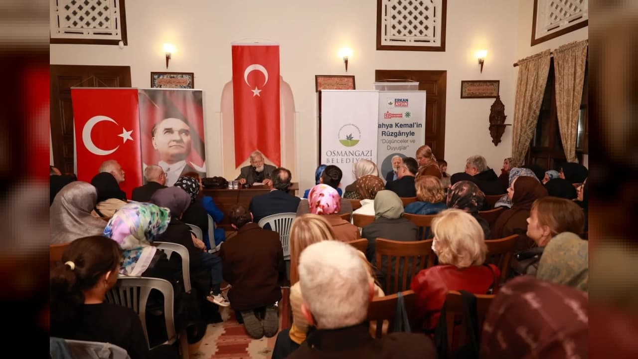 Osmangazi Belediyesi'nden Yahya Kemal Beyatlı anma programı