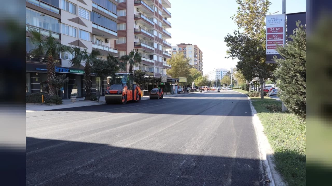 İzmir'de Yüzbaşı İbrahim Hakkı Caddesi yenileniyor