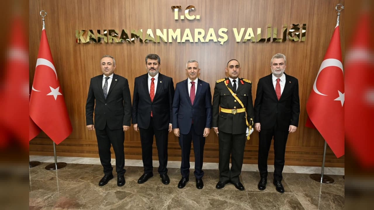 Kahramanmaraş Valiliği 29 Ekim Kabul Töreniyle Tebrikleri Kabul Etti