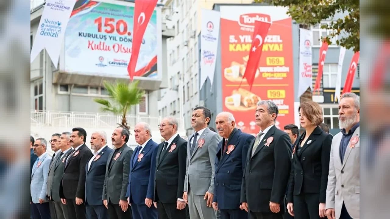 Denizli'de Belediye Teşkilatının 150. Yıl Dönümü Kutlandı