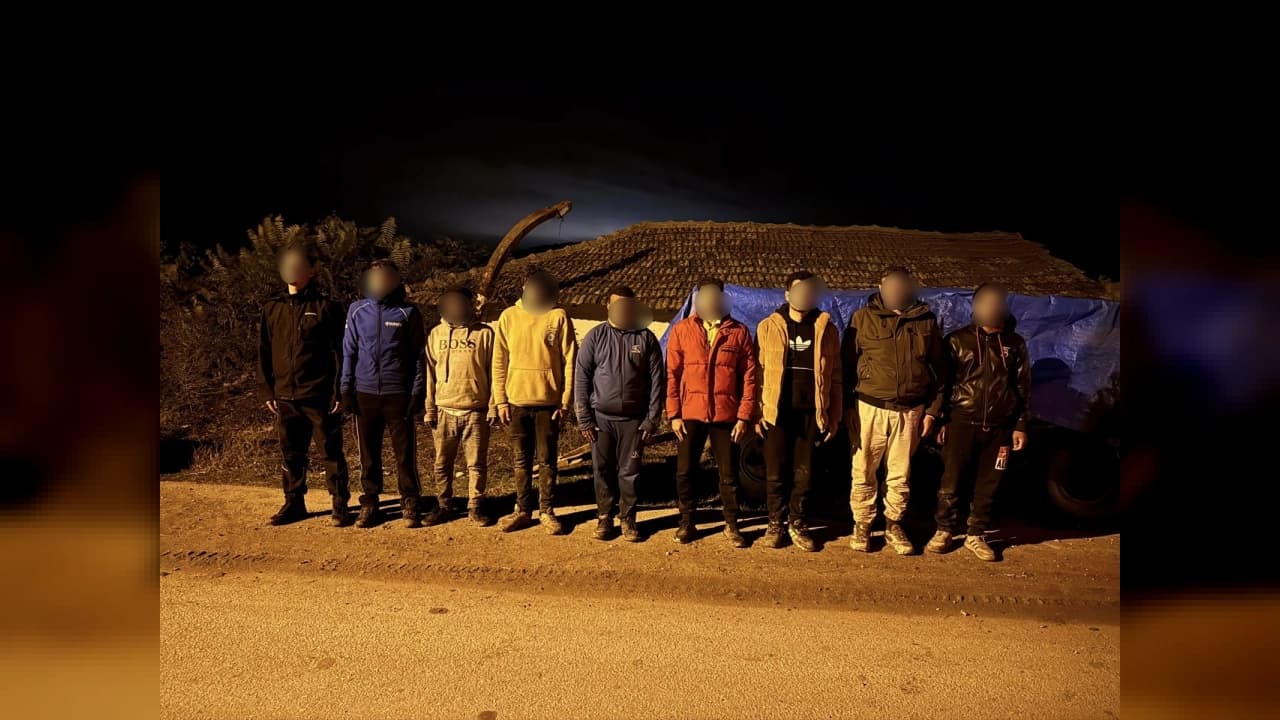 Edirne'de yasa dışı geçiş operasyonu: 10 göçmen ve şüpheli yakalandı
