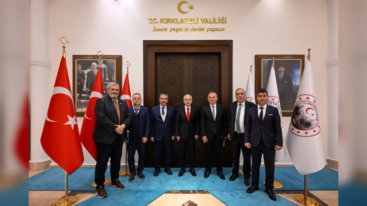 Kırklareli'nde TEİAŞ heyetiyle enerji yatırımları ele alındı