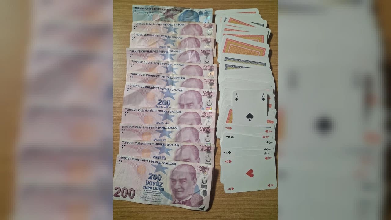 Samsun'da yasa dışı kumar denetiminde altı kişiye para cezası kesildi