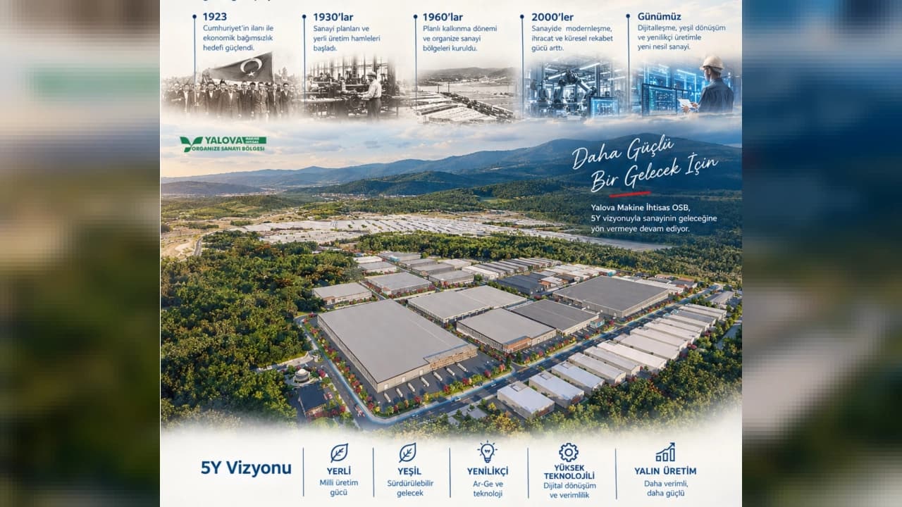 Yalova OSB'den Yeni Nesil Sanayi Atılımı ve 5Y Vizyonu