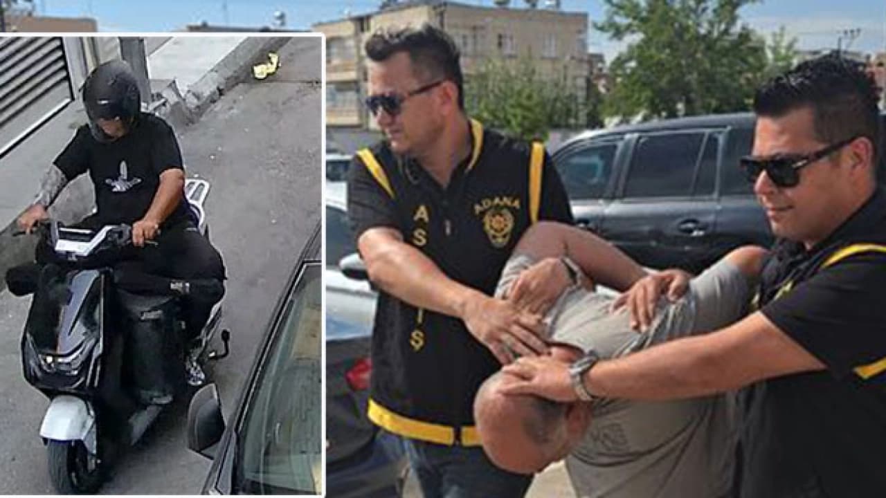 Adana'da kaskla 115 kilo gümüş çalan şüpheli tutuklandı