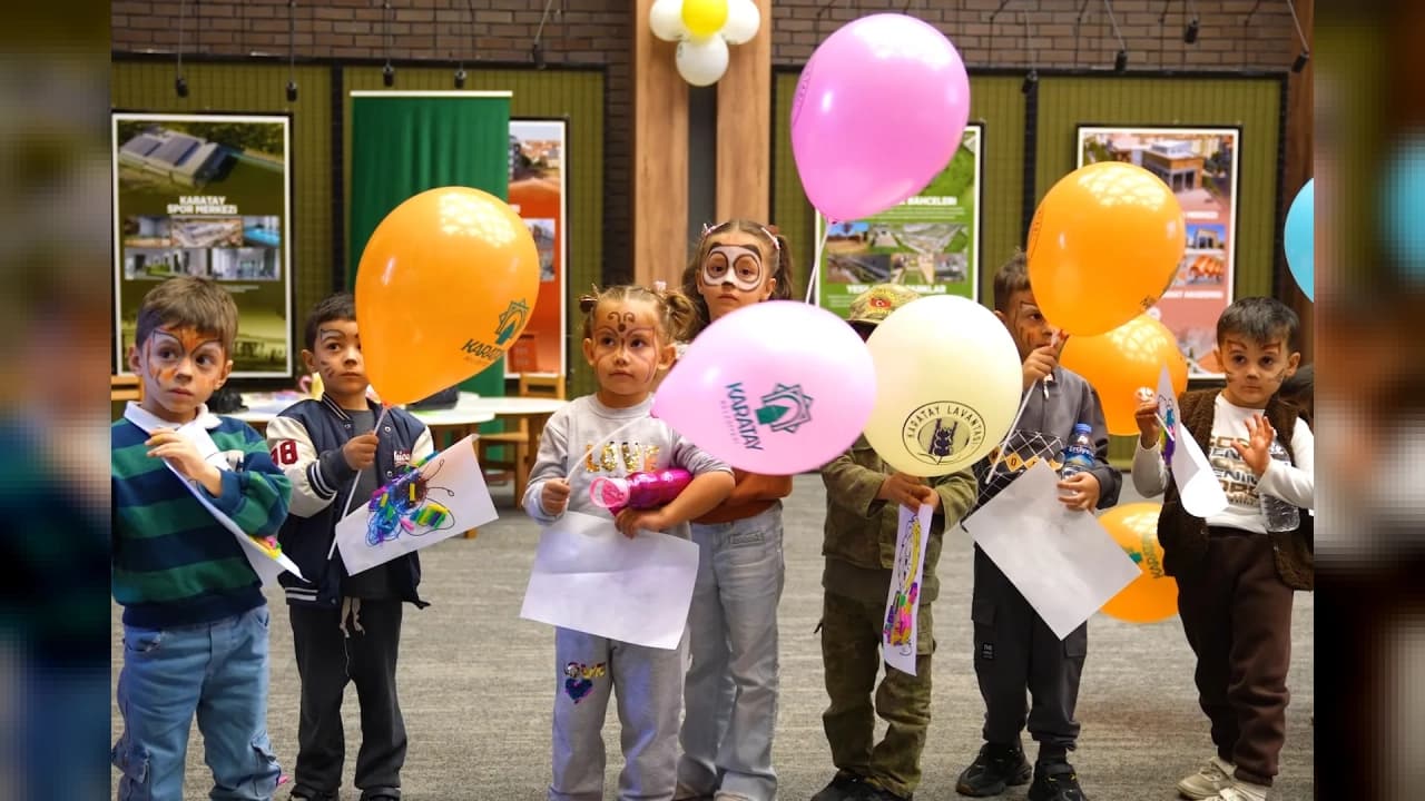 Karatay Belediyesi'nden minikler için çocuk şenliği