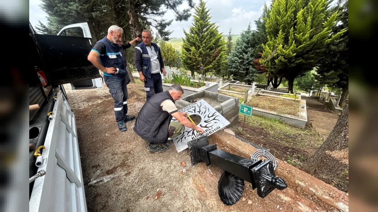 Kocaeli'de Mezarlıklara Yeni Çeşme ve Altyapı Yatırımı