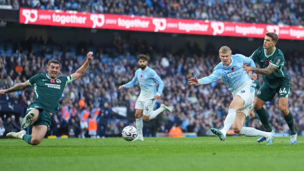 Manchester City sahasında Brighton'a 1-0 mağlup oldu