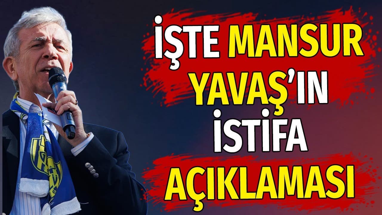 Ankara Büyükşehir Belediye Başkanı Mansur Yavaş CHP'den İstifa Etti