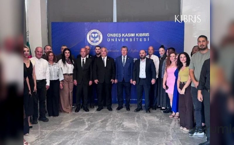 Ünal Üstel, Onbeş Kasım Kıbrıs Üniversitesi’ni ziyaret etti