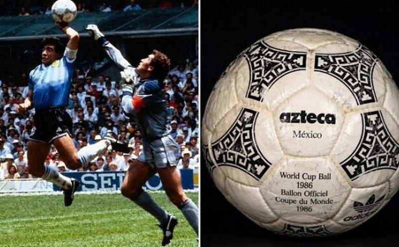 Maradona’nın “Tanrı’nın Eli” topu 3,35 milyon dolara satıldı