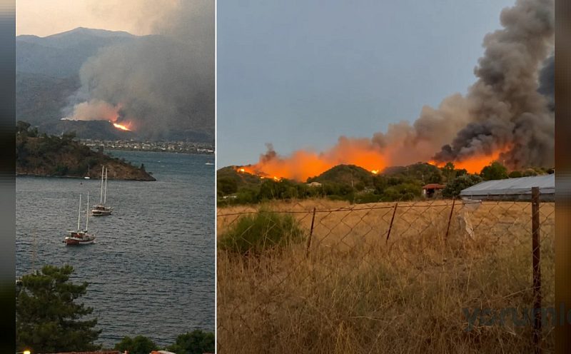 Fethiye’de orman yangını huzurevini boşalttı: İnlice hattında tahliye süreci