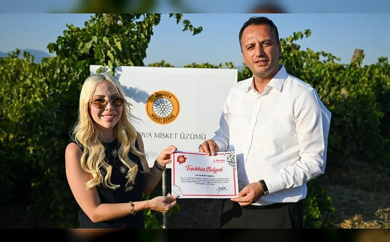 Bornova Misketi’nde coğrafi işaret logosu: Lucien Arkas Bağları hakkını korudu