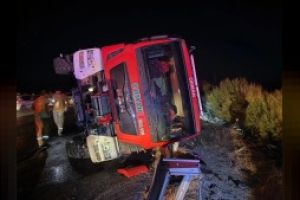 Bursa Orman Bölge Müdürlüğü arazözü Balıkesir’de devrildi: 5 yaralı