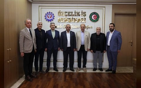Vedat Bilgin, Özçelik-İş Genel Merkezi’ni ziyaret ederek sendikal gündemi ele aldı