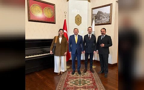Kars Valisi Ziya Polat, hâkim ve savcıları makamında kabul etti
