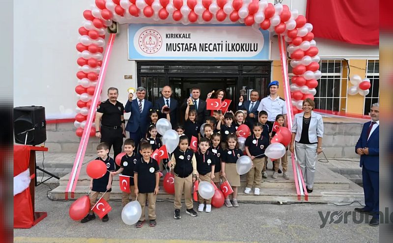 Kırıkkale'de İlköğretim Haftası Coşkusu: İlk Ders Zili Mustafa Necati İlkokulu'nda Çaldı