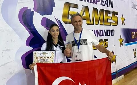 İzmirli Tekvandoculardan Avrupa Oyunları'nda Madalya Yağmuru: İki Altın Bir Bronz