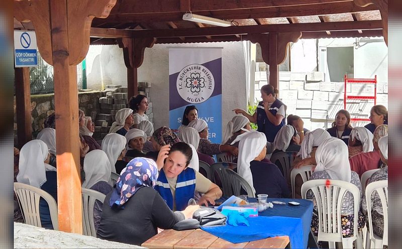 Muğla Büyükşehir'den Kırsala Sağlık Çıkarması: "Sağlık İçin Sahadayız" Başladı