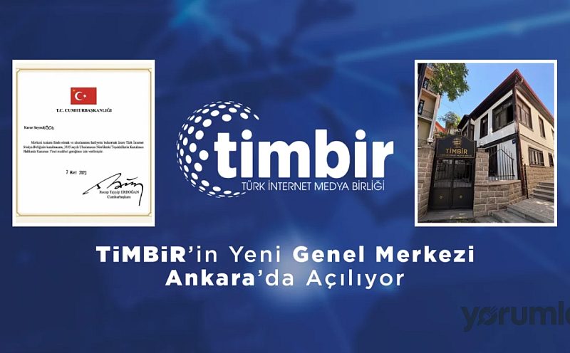 TİMBİR Genel Merkezi Ankara'da Törenle Açılıyor