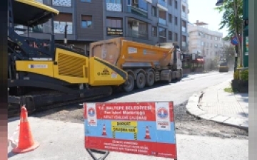 Maltepe Belediyesi'nden İdealtepe'de Kapsamlı Asfaltlama ve Yol Yenileme Hamlesi