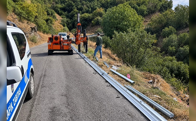 Manisa genelinde 33 bin metre oto korkuluk montajı yapılacak