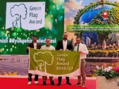 Denizli Türkiye'de En Fazla Yeşil Bayrak Kazanan Belediye Oldu