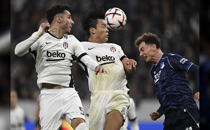 Beşiktaş UEFA Avrupa Ligi'nde Hoffenheim'ı 3-2 mağlup etti