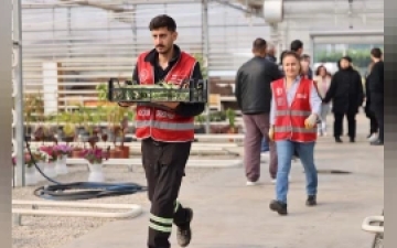 Keçiören'de özel bireyler için serada dijital detoks etkinliği