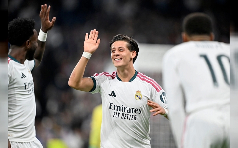 Real Madrid Leipzig'i 4-1 yendi, Arda Güler fileleri havalandırdı