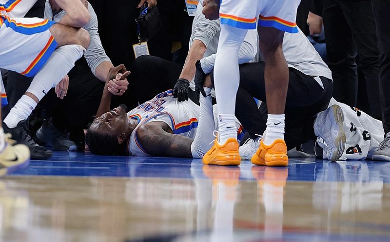 Jalen Williams Clippers maçında ağır sakatlandı: Ayak bileği kırıldı
