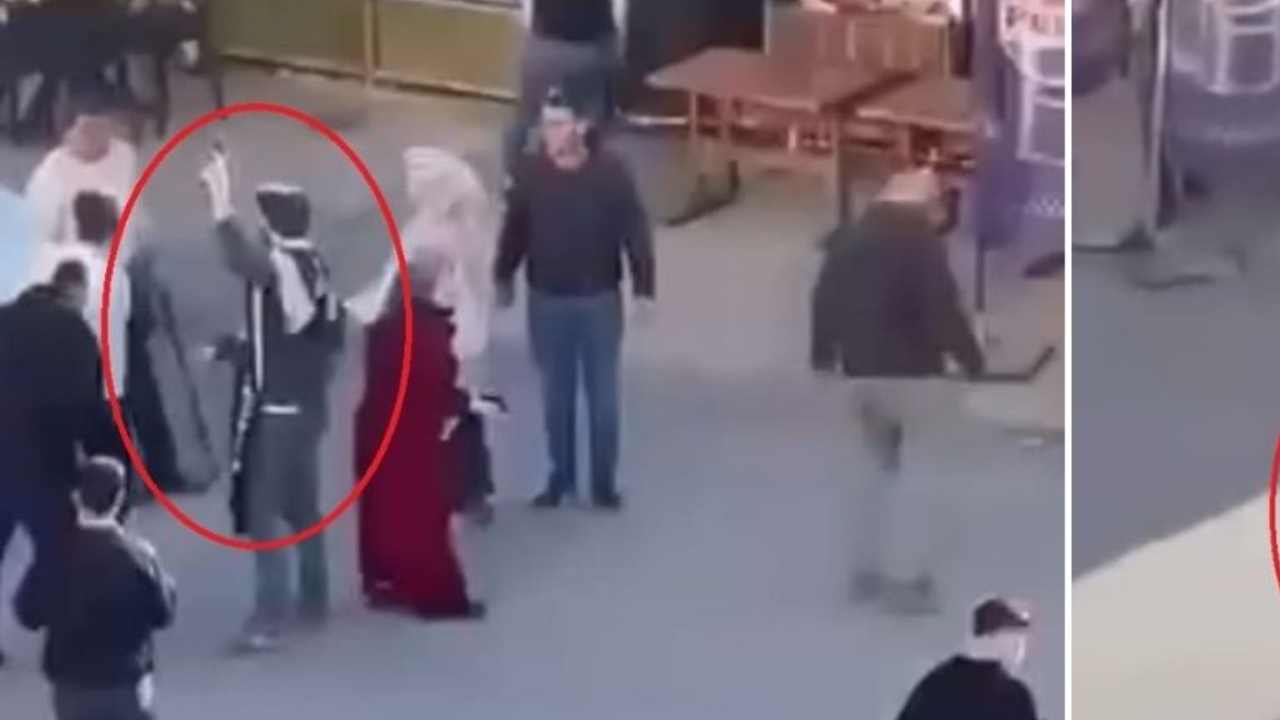 Tıraş Olan Polis Memuru Tıraş Önlüğüyle, Döner Bıçaklı Kavgayı Böyle Ayırdı