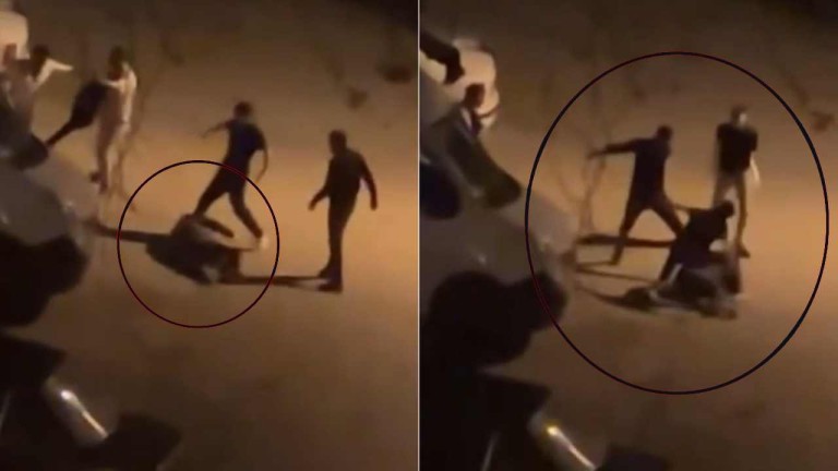 Bursa'da Bir Kişi Tartıştığı 4 Kişi Tarafından Tekme-Tokat Dövüldü