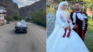 Şırnak'ta Makam Aracı Togg, Gelin Arabası Olarak Hizmet Veriyor